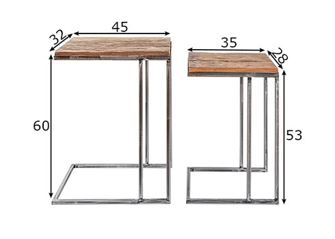 Abilaudade komplekt BARRACUDA tumepruun