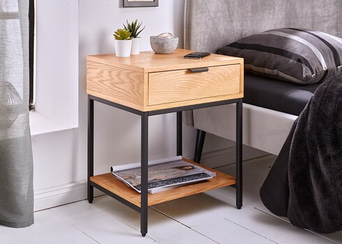 Abilaud ELEMENTS tamm / must, 30x35xH50 cm