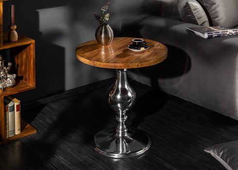 Abilaud EXTRAVAGANCIA mango / hõbe, 51x51xH60 cm