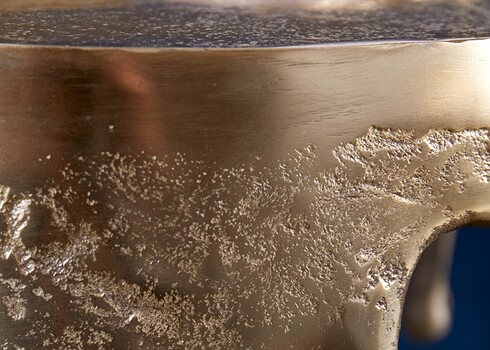 Abilaud LIQUID LINE kuldne, 37x37xH51 cm