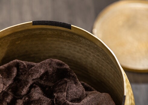 Abilaud ORIENT kuldne, 35x35xH48 cm