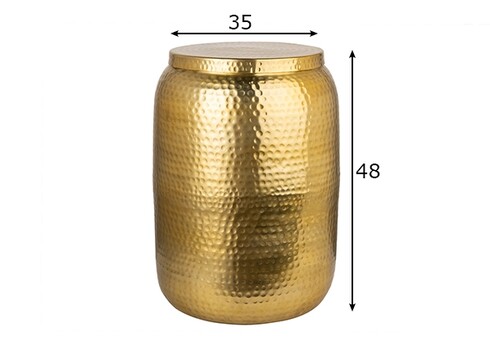 Abilaud ORIENT kuldne, 35x35xH48 cm