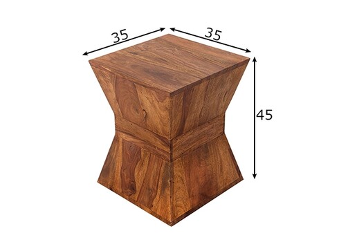 Abilaud PYRAMID sheesham, 35x35xH45 cm