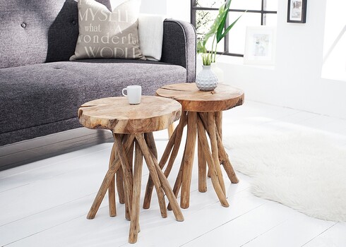 Abilaud ROOT tiigipuu, 30x30xH45 cm