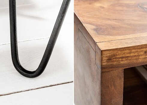 Abilaud SCORPION sheesham, 45x45xH35 cm