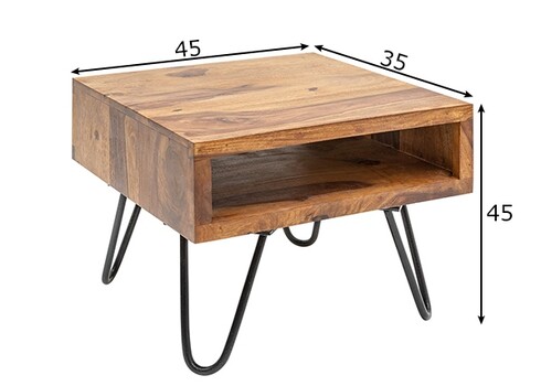 Abilaud SCORPION sheesham, 45x45xH35 cm