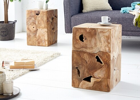 Abilaud SQUARE tiigipuu, 30x30xH45 cm