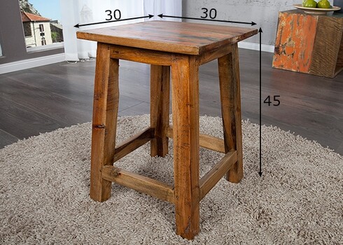 Abilaud JAKARTA pruun, 30x30xH45 cm