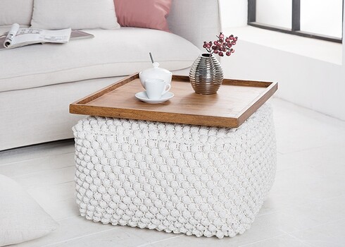 Kandik MAKASSAR sheesham, 50x50xH3 cm