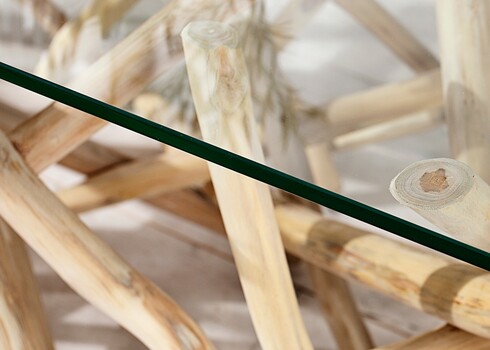 Diivanilaud DRIFTWOOD helepruun, 80x80xH40 cm