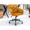 Kontoritool DUTCH COMFORT sinepikollane, 60x65xH80-89 cm