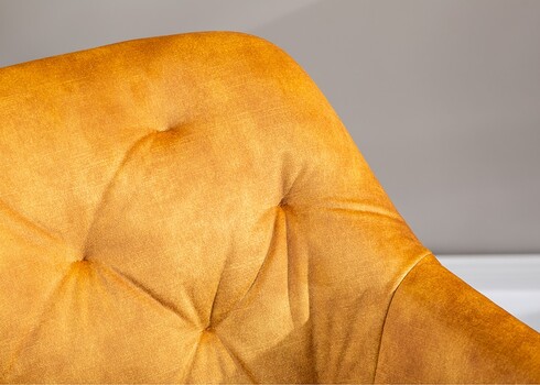 Kontoritool DUTCH COMFORT sinepikollane, 60x65xH80-89 cm