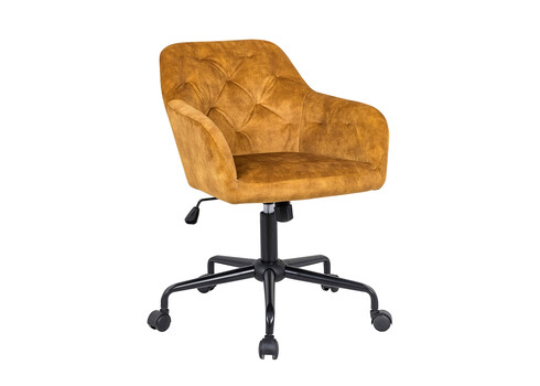 Kontoritool DUTCH COMFORT sinepikollane, 60x65xH80-89 cm
