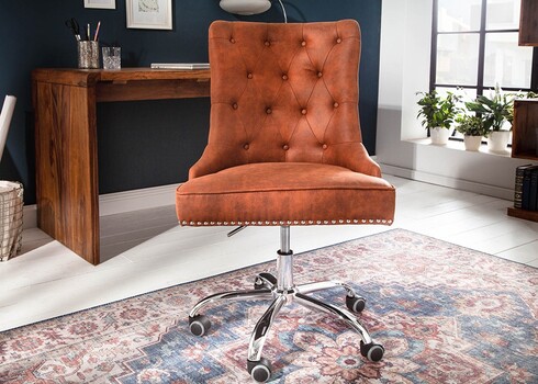 Kontoritool VICTORIAN helepruun, 58x65xH89-97 cm