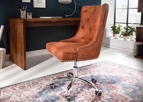 Kontoritool VICTORIAN helepruun, 58x65xH89-97 cm