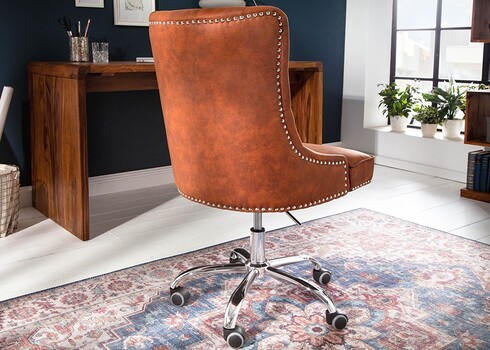 Kontoritool VICTORIAN helepruun, 58x65xH89-97 cm