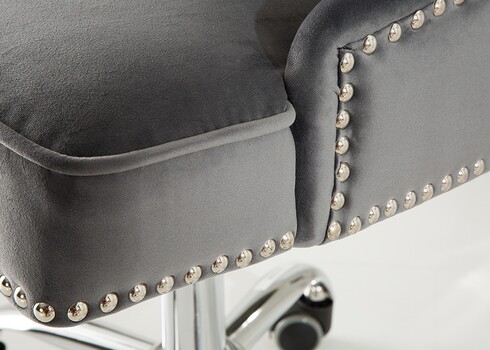 Kontoritool VICTORIAN hõbehall, 58x65xH89-97 cm