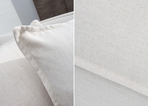 Nurgadiivan HEAVEN valge, 255x160xH80 cm