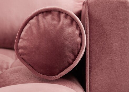 Nurgadiivan VELVET II vanaroosa, 260x83xH85 cm