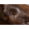 Lamamisdiivan CHESTERFIELD antiikpruun, 170x60xH80 cm