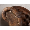 Lamamisdiivan CHESTERFIELD antiikpruun, 170x60xH80 cm