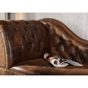 Lamamisdiivan CHESTERFIELD antiikpruun, 170x60xH80 cm