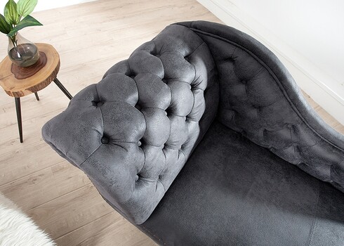 Lamamisdiivan CHESTERFIELD antiikhall, 170x60xH80 cm