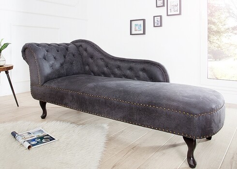 Lamamisdiivan CHESTERFIELD antiikhall, 170x60xH80 cm