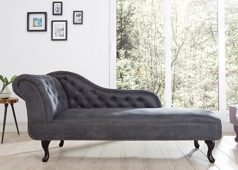 Lamamisdiivan CHESTERFIELD antiikhall, 170x60xH80 cm