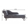 Lamamisdiivan CHESTERFIELD antiikhall, 170x60xH80 cm