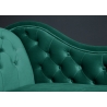 Lamamisdiivan CHESTERFIELD roheline, 170x60xH80 cm