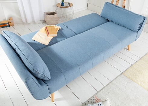 Diivanvoodi DIVANI II helesinine, 215x91xH85 cm