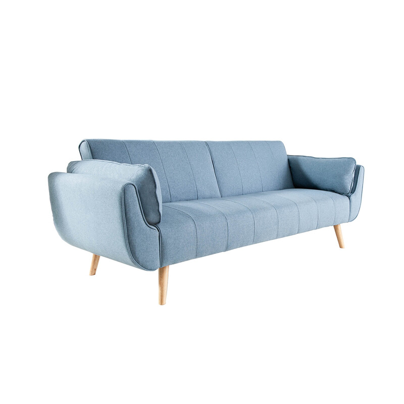Diivanvoodi DIVANI II helesinine, 215x91xH85 cm