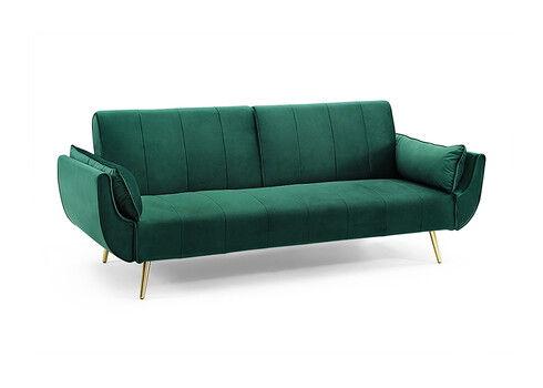 Diivanvoodi DIVANI II smaragdroheline, 215x91xH85 cm