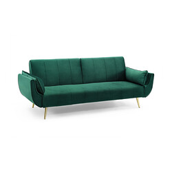 Diivanvoodi DIVANI II smaragdroheline, 215x91xH85 cm