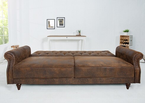 Diivanvoodi MAISON BELLE II antiikpruun, 220x95xH88 cm