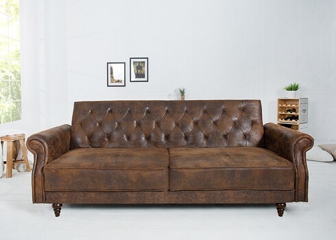 Diivanvoodi MAISON BELLE II antiikpruun, 220x95xH88 cm