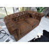 Diivan CHESTERFIELD antiikpruun, 150x85xH73 cm