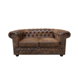 Diivan CHESTERFIELD antiikpruun, 150x85xH73 cm