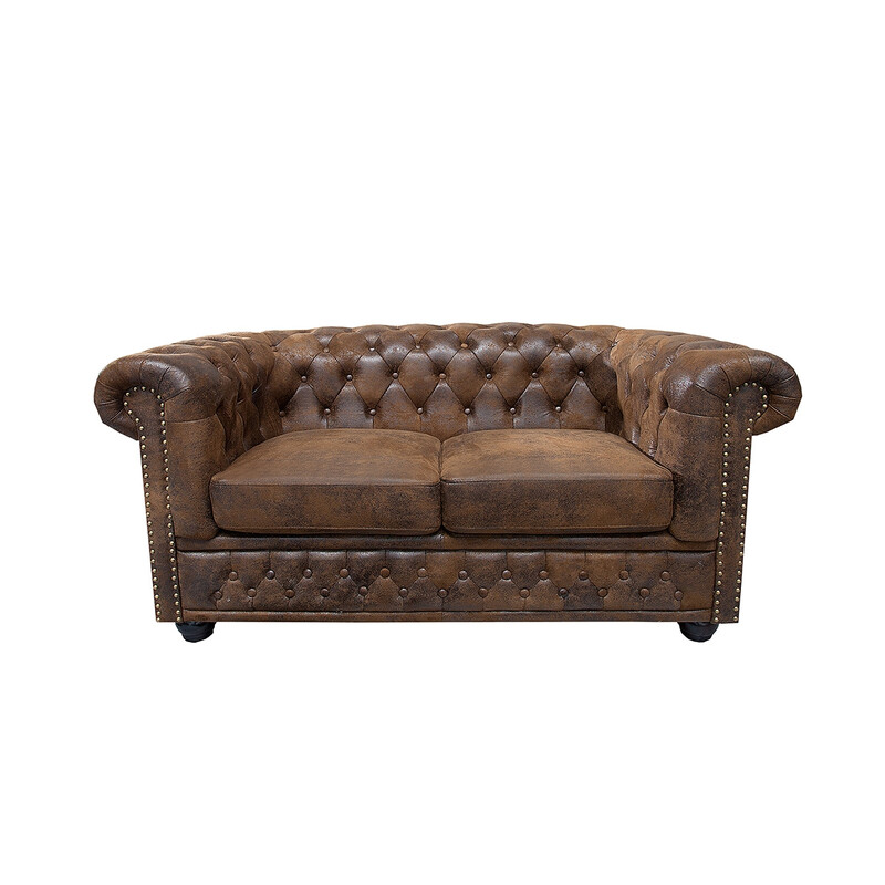 Diivan CHESTERFIELD antiikpruun, 150x85xH73 cm