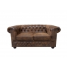 Diivan CHESTERFIELD antiikpruun, 150x85xH73 cm