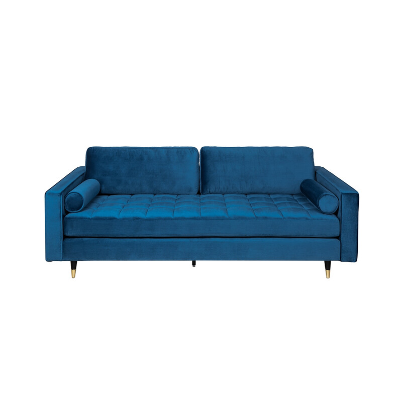 Diivan VELVET tumesinine, 225x95xH90 cm