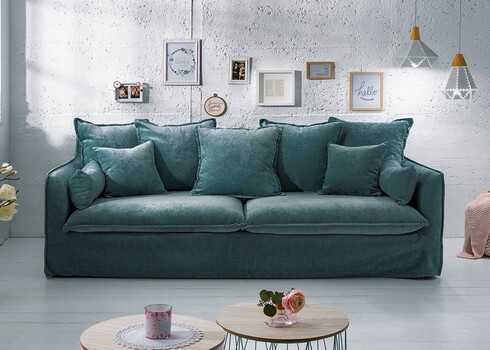 Diivan HEAVEN sinakashall,  210x105xH90 cm