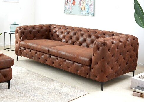 Diivan MODERN BAROQUE antiikpruun, 240x97xH73 cm