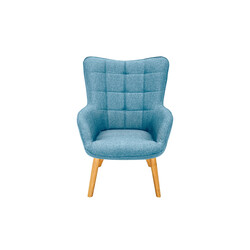 Tugitool SCANDINAVIA helesinine, 72x80xH97 cm