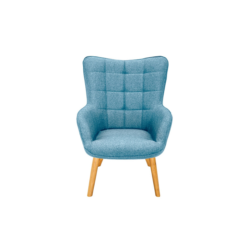 Tugitool SCANDINAVIA helesinine, 72x80xH97 cm