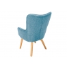 Tugitool SCANDINAVIA helesinine, 72x80xH97 cm
