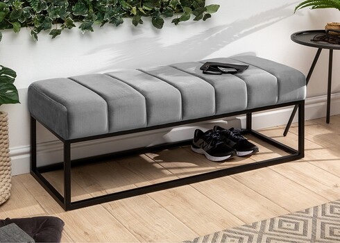 Pink PETIT BEAUTE hõbehall, 108x40x40 cm