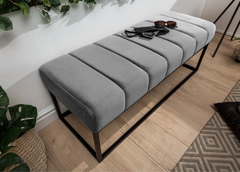 Pink PETIT BEAUTE hõbehall, 108x40x40 cm