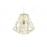 Rippvalgusti Cage S kuldne, 36x36xH30 cm